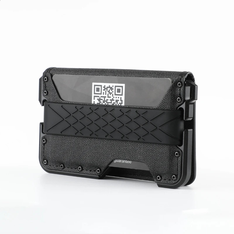 leather RFID aluminum alloy card holder multi-function minimalist with outdoor metal bottle opener wallet 240904