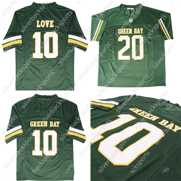 Shxinet DIY Football Jerseys Bey 10 Love Christian 12 Rodgers Aaron Jones Dillon Randall Cobb Quay Walker 4 Favre Custom All ed Name and Number This b