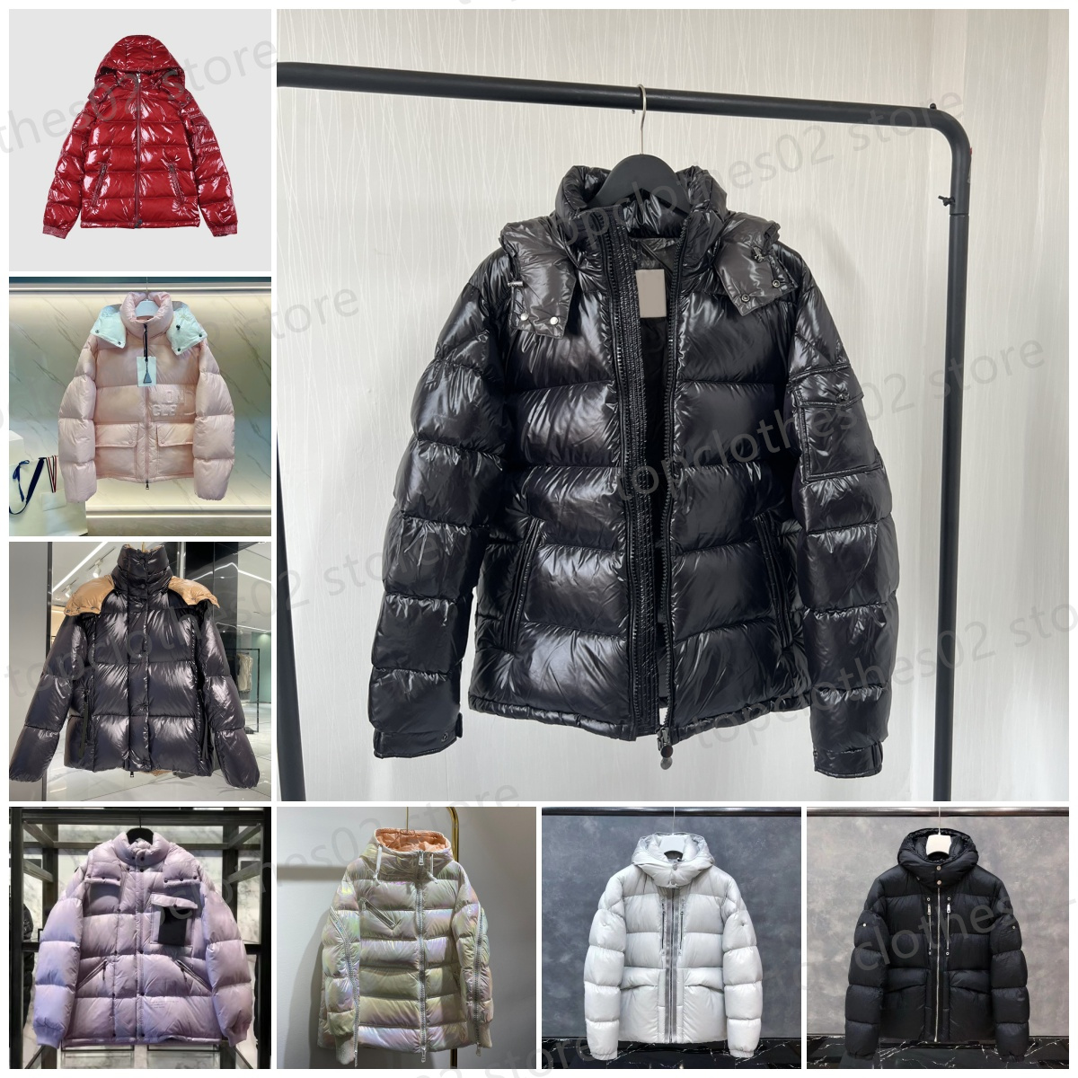 Mens jacket designer puffer jacket women down jacket Windbreaker hooded jumper coat Hooded Windproof Protection down jackets Womens jacket Badge Letter clothing