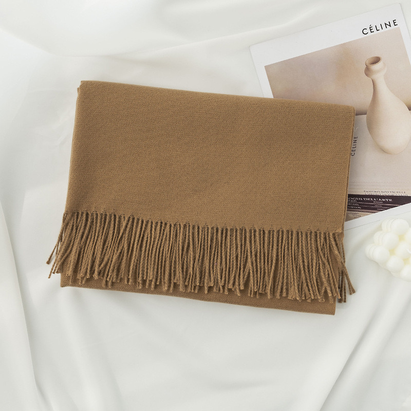 Without Scarf designers nice Cahsmere for Box Accessories Trendy Cashmere Scarves scarf Sold go silk Winter Gradient Women scarvesreal
