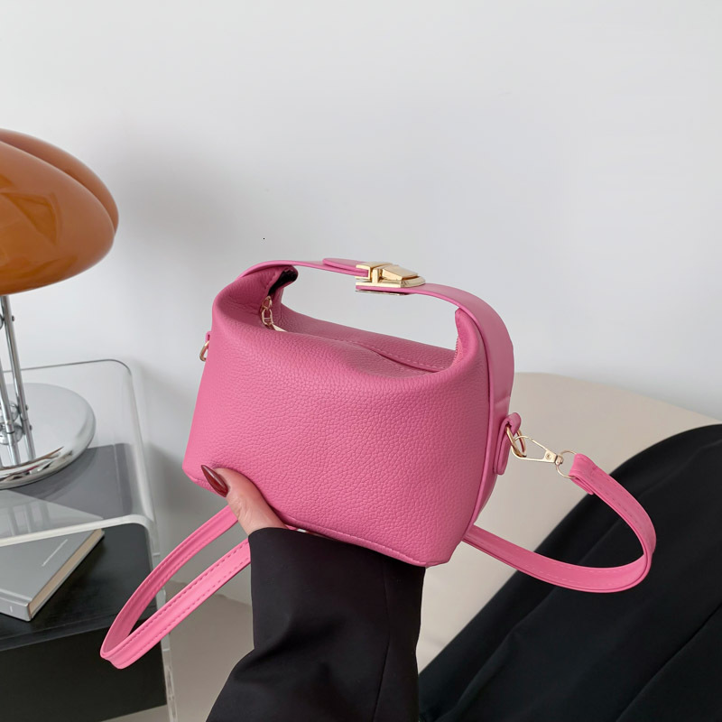 Small Niche Designer Women s Handbag Fashionable And Trendy Fully Matched With Texture Solid Color Single Shoulder Crossbody Bag Retro Mini Small Squa