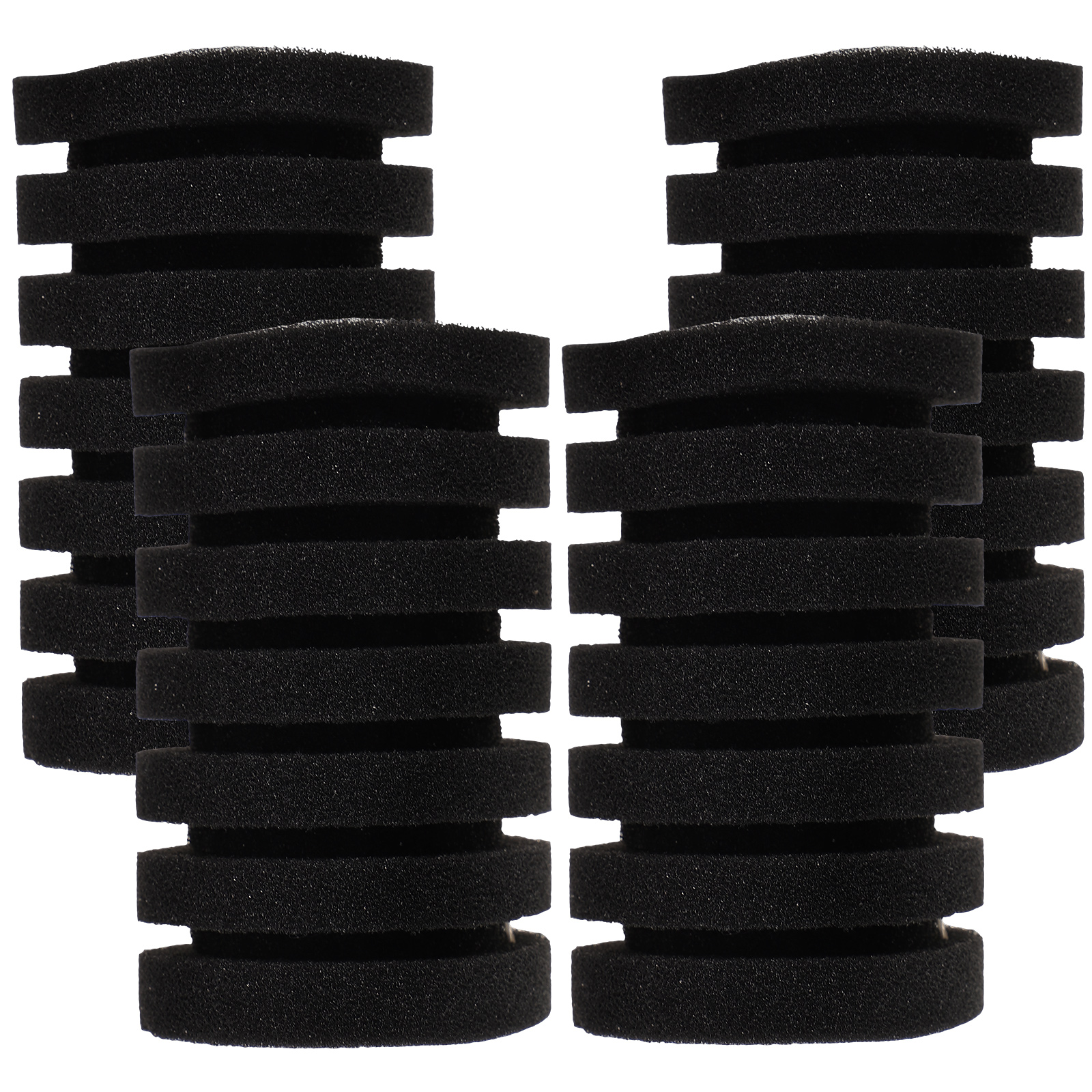 4pcs Aquarium Filter Sponge Fish Tank Filter Sponge Aquarium Air Pump Replace Sponge Pre-filter Sponge