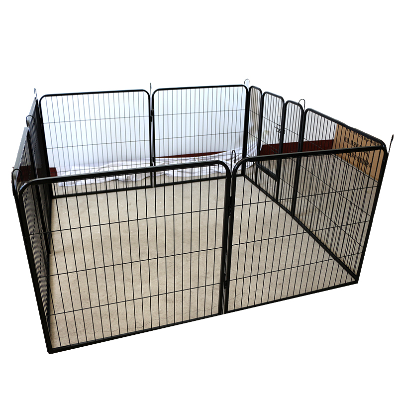 High quality Indoor metal pet Fence dog and cat playing Foldable pet Iron Net wholesale Pet Cages for outside