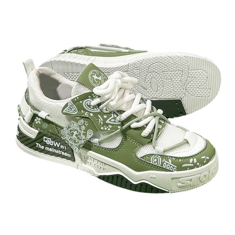 2024 new free shipping Casual Shoes sports and leisure board shoes with mesh surface trendy and versatile comfortable shoes comfortable mens thick sol