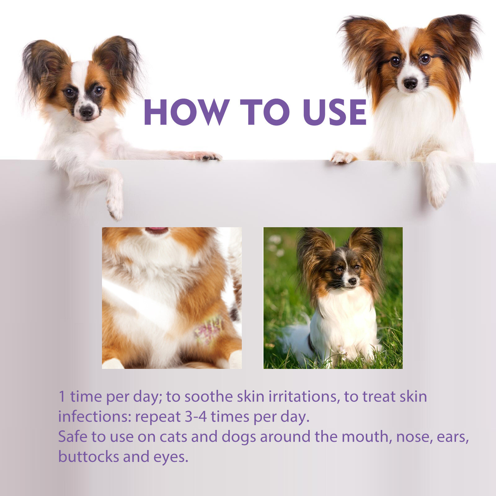2024 New Pet Relieving Skin Spray Relieving Dog And Cat Skin Itching Removing Mites Relieving Itching Cleaning 60ml