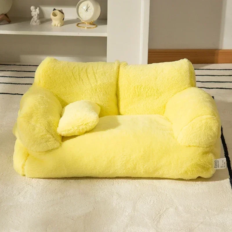 Super Soft Thicken Cat Sofa Bed Pet Sleeping Cushion Detachable Dog Bed Kennel Puppy Sleeping Bed Dog House 강아지 원목침대 Hamac Lapin