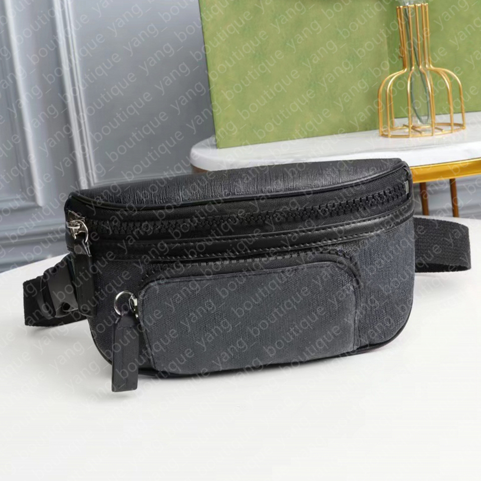 11 styles Casual Canvas Waist Bags Luxury bumbag Designers Bags Fashion Fanny pack Unisex Belt bag Crossbody Handbags Double zipper pockets chest bags