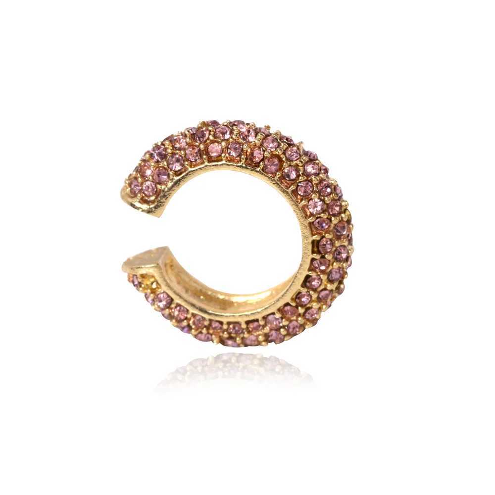 VG 6YM Multicolor Creative Rhinestone Ear Clips Women Ladies No-hole Clip Earrings Temperament Personality Fashion Party GiftsX240913