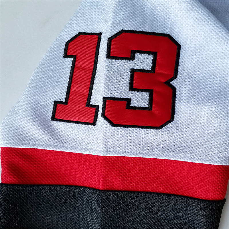 Mens Jason Voorhees Friday 13th Movie Ice Hockey Jerseys Halloween Horror White Stitched Shirt