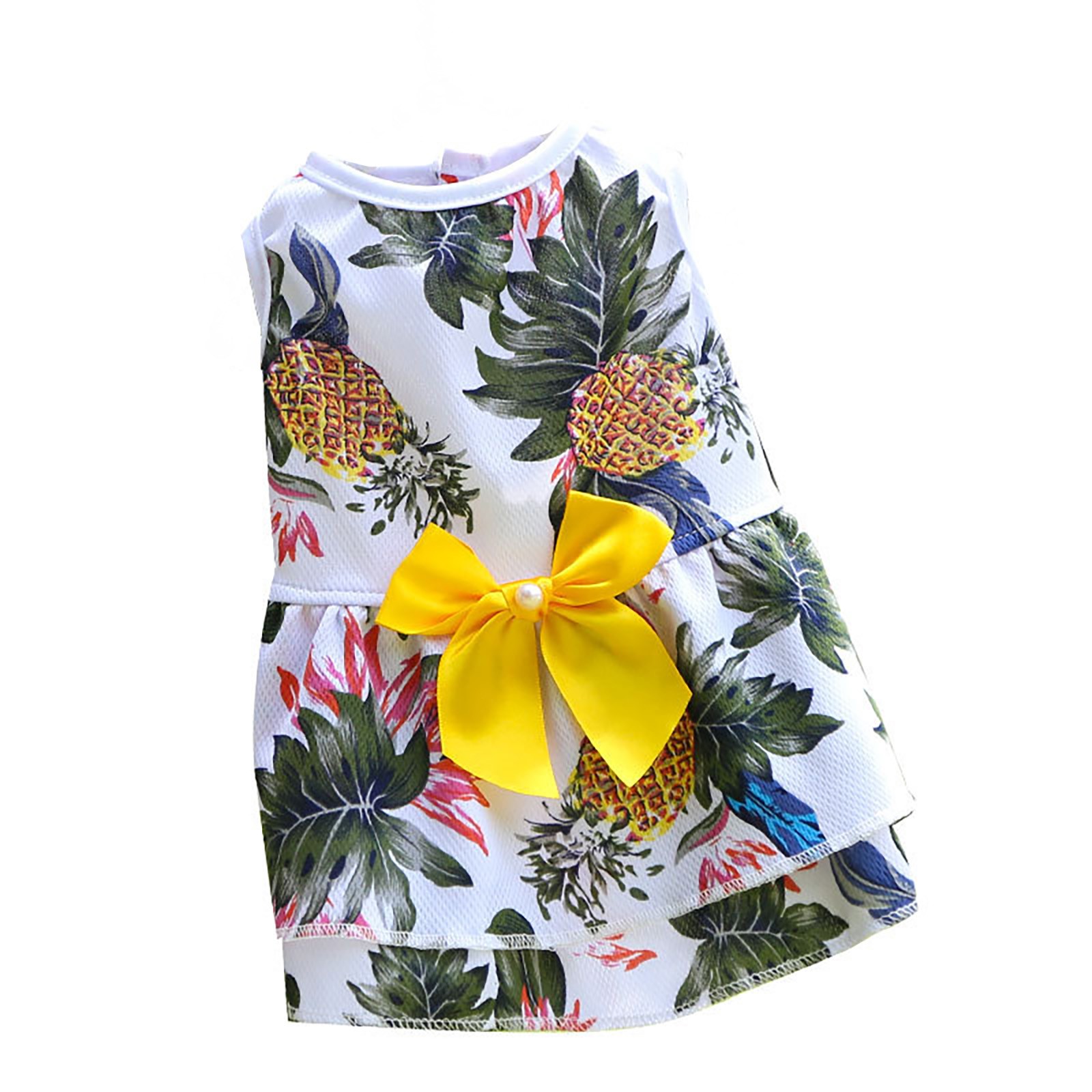 Pet Dog Summer Clothes Skirt Printing Cute Pet Puppy Vest Clothing Shirt Pet Accessories Cat Dresses Accesorios Mascotas
