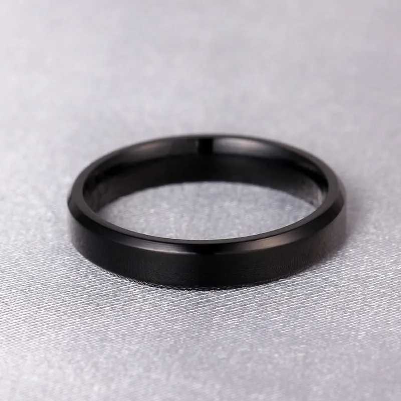 MOREDEAR 4mm 6mm 8mm shiny matte polished silver titanium ring suitable for couples rings W2409127