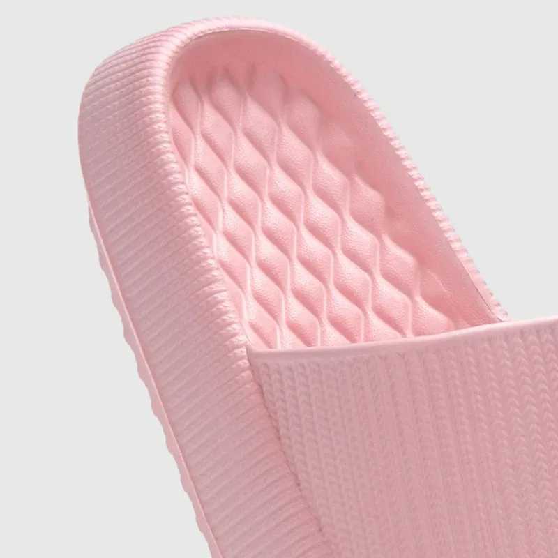 4cm Summer N-slip Soft Cloud Slippers Women Comfy Eva Thick Platform Slides Woman Couple Bathroom Home Flip FlopsXJ250207