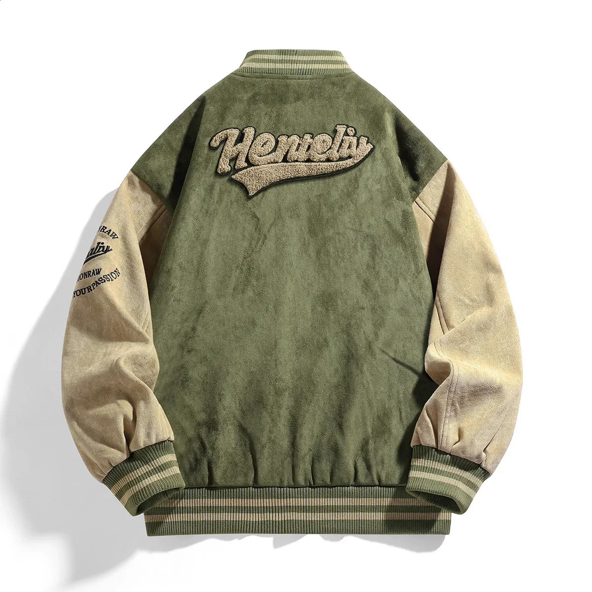 Autumn Mens Shamova Leather Baseball Jacket Loose Fit for American Leisure Street Fashion Aviation Jacket 240909