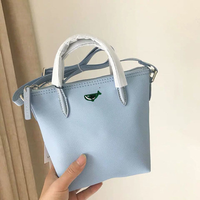 Short handled French new crocodile tote one shoulder portable dumpling mobile phone bag, mini diagonal cross women's bag