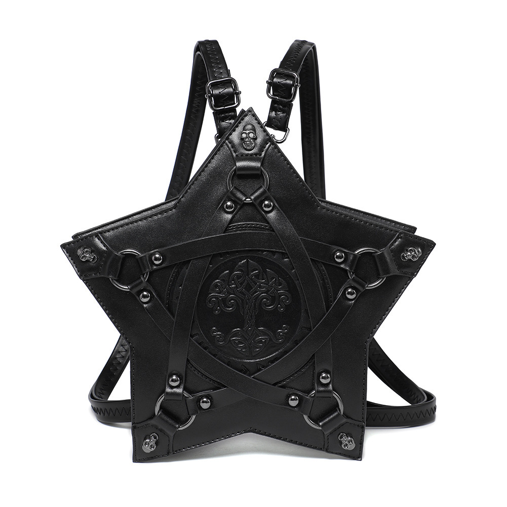 Halloween Foreign trade bag female Gothic emed small ladies backpack New Europe single shoulder oblique span