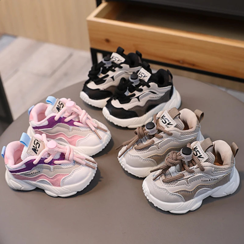 Baby shoes baby walking shoes autumn new mesh girls tennis shoes breathable 0-3 year old boys sports shoes comfortable casual shoes 240912