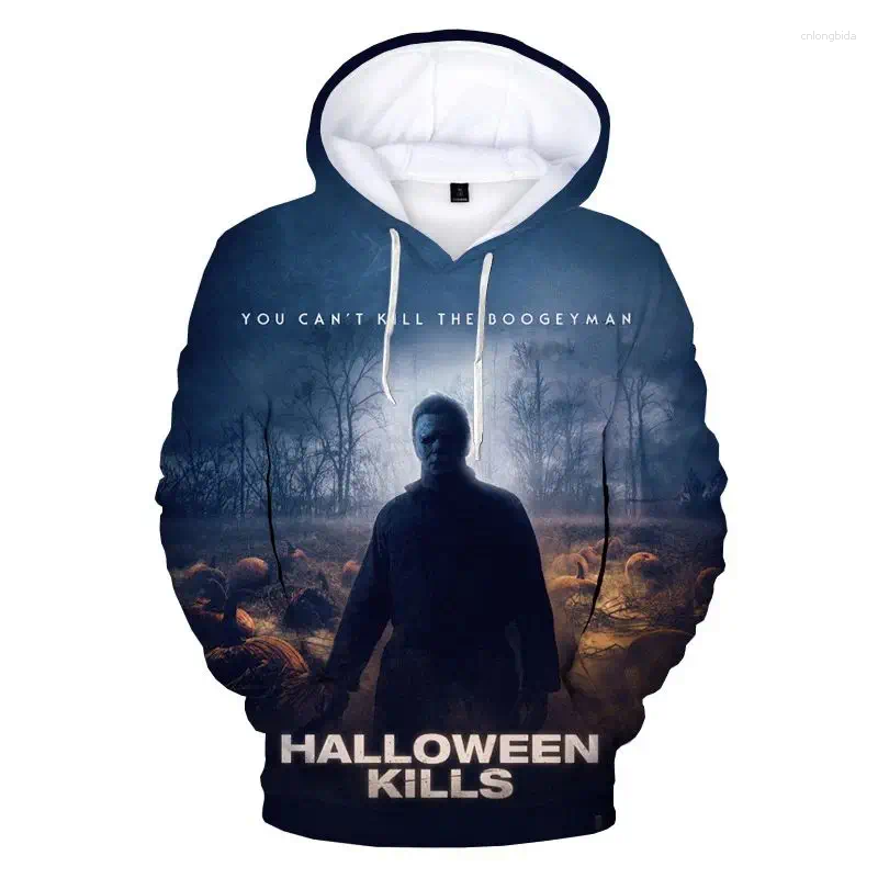 Men's Hoodies The Latest Halloween Horror Movie Michael Myers 3D Print Upscale Comfortable Hoodie Male And Female Streetwear Thug Hody