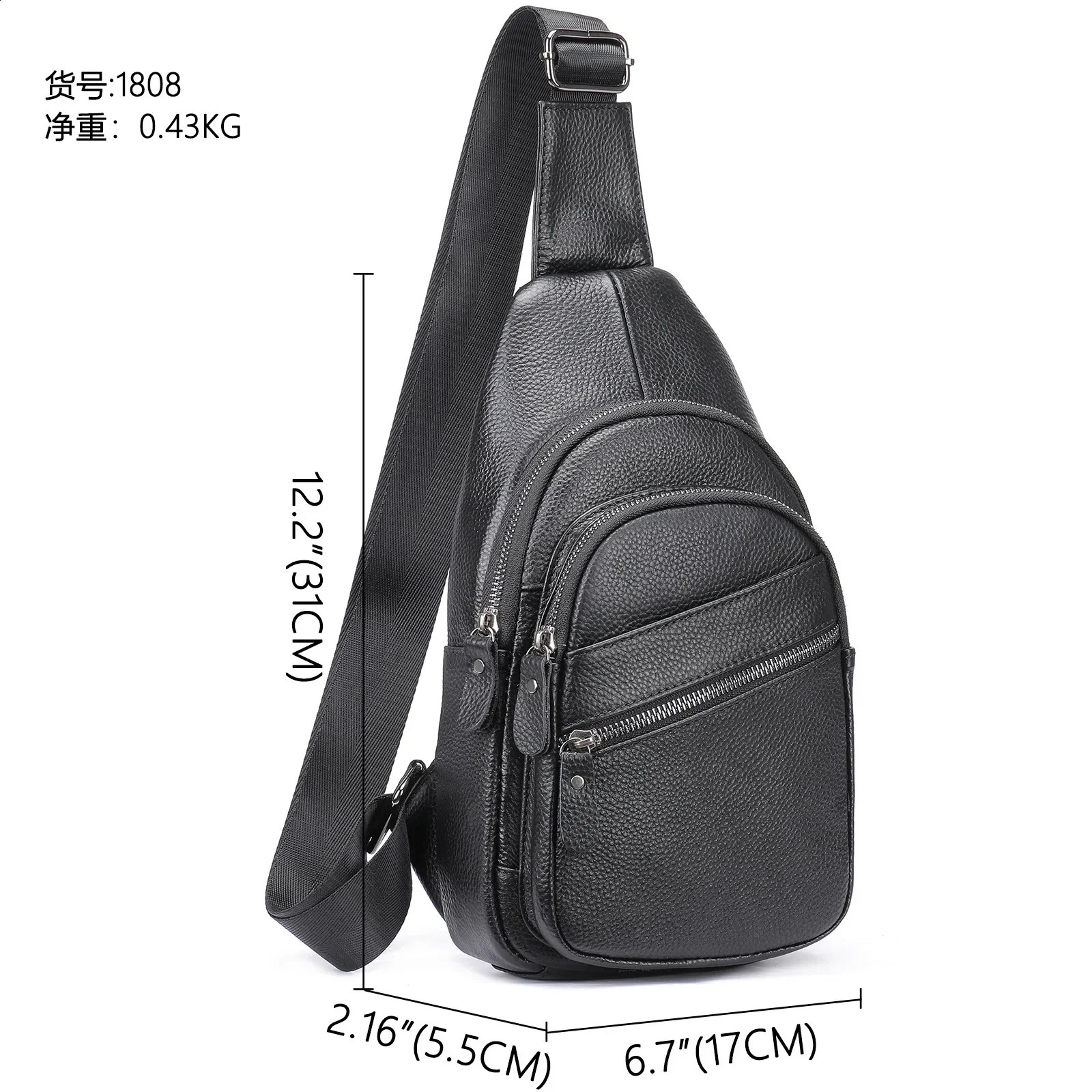 Mens handbag 100% cowhide shoulder bag fashionable messenger bag cross body bag mens black bag 240907