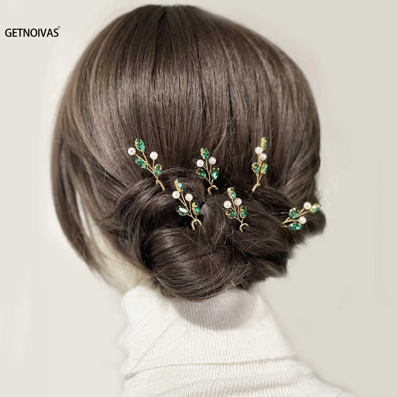 6PCS Rhinestones U-shaped Hair Pins Little Simple Bride Wedding Hair Pins Bridal Hair Piece Wedding Hair Accessories for WomenX240913
