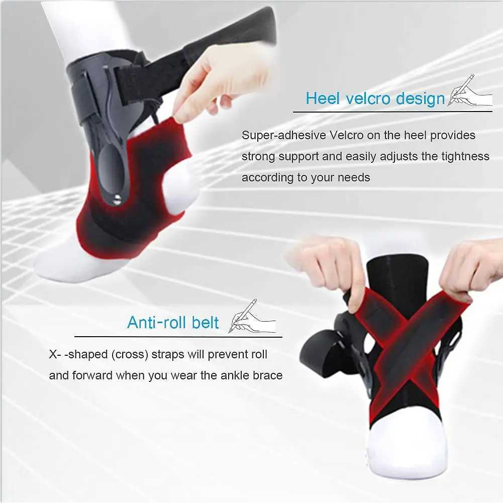 1PC Sports Ankle Brace Plantar for Volleyball Basketball Ankle Support Brace with Side Stabilizers Ankle Brace Unisex Y240913