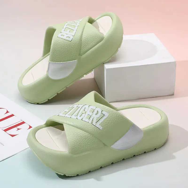 2024 Spring/Summer New Womens High Heels EVA Thick soled Slippers Womens SandalsXJ250326