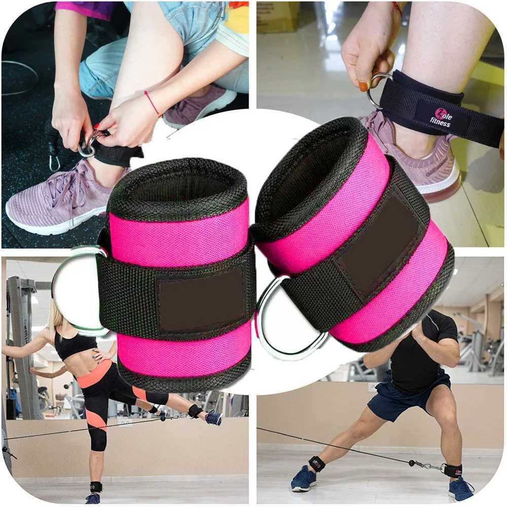 2pcs Adjustable Ankle Straps Sports Feet Guard Ankle Support Legs Strength Workouts Gym Machines Leg Fitness Exercises Sport Y240913