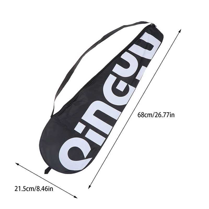 Badminton Rackets Bag Racquet Pouch One-shoulder Large Capacity Sport Supplies Protective Cover Portable Sports Bag Y240912
