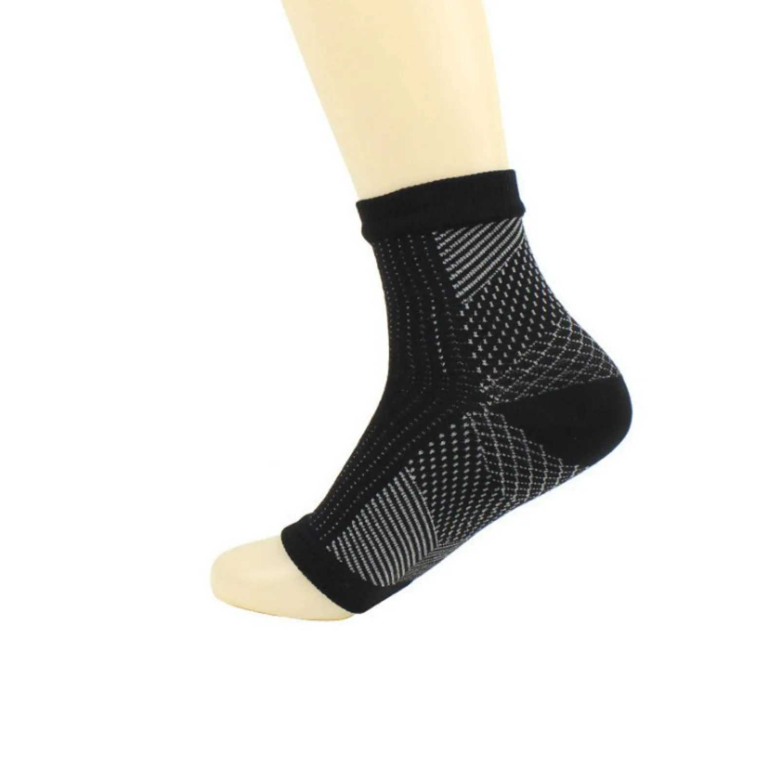 1PCS Elastic Knitted Sports Ankle Support Brace For Cycling Yoga Basketball Volleyball Men Women Foot Joint Ankle Protector Y240913