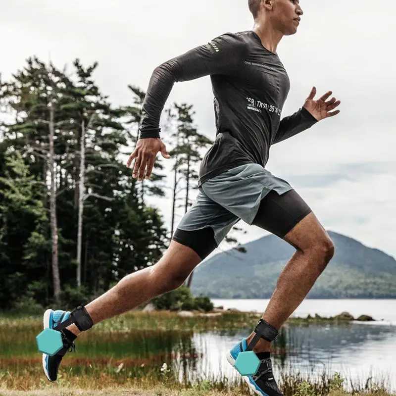 Dumbbell Ankle Straps Adjustable Ankle Wrist Cuffs Home Gym Equipment Feet Dumbbell Attachment 2Pcs Ankle Straps For Home Gym Y240913