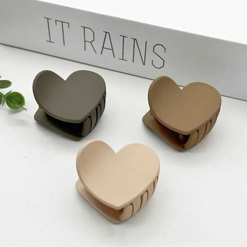 Multi-style Hot Sale New Frosted Small Geometry Solid Color Clip Hairpin Hair Claw Barrettes for Women Girl Accessories HeadwearX2409