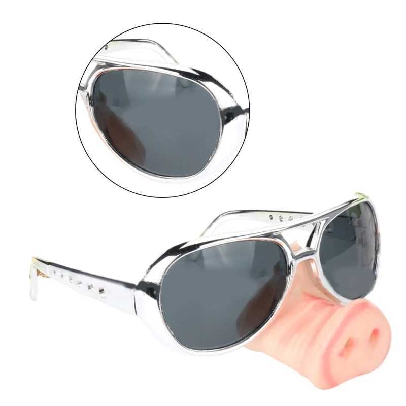 Other Fashion Accessories Halloween Big Nose Glasses Funny Disguise Cosplay with for Party Props H240913