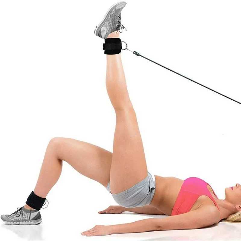 2PCS Ankle Straps for Cable Machines Padded Ankle Cuffs for Leg Exercise WorkoutsFully Adjustable and Breathable Ankle Cuffs Y240913