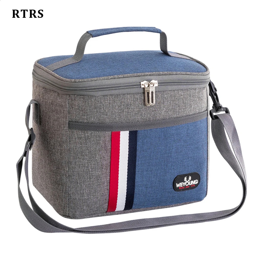 Waterproof portable camping bag heat capacity large cooler shoulder Nauture Hike lunch ice wild box outdoor handbag 240910