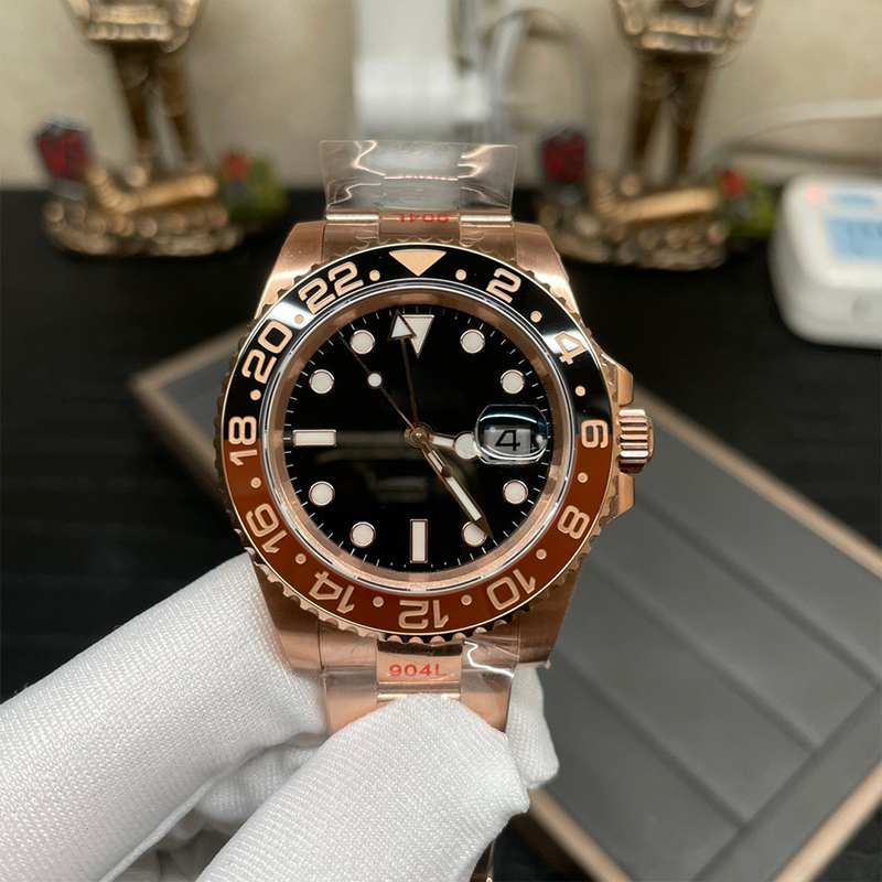 Top Mens Designer Watches Men High Quality CLean Factory V3 Automatic Cal.3285 Movement Ceramic Bezel Luminous Diving 100M Wristwatch Watch aaa