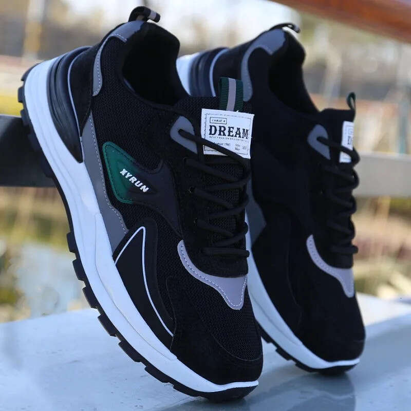 Men's Fashion Sneakers 2024 Autumn New Brand Design Comfortable Soft Soled Men Running Shoes Tenis Mascuo