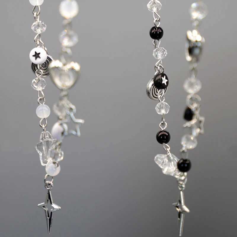 2/1 Tredny Y2K couple bracelet girl matching bracelet who truly cares about album inspiration bead bracelet friend jewelry gift W240913