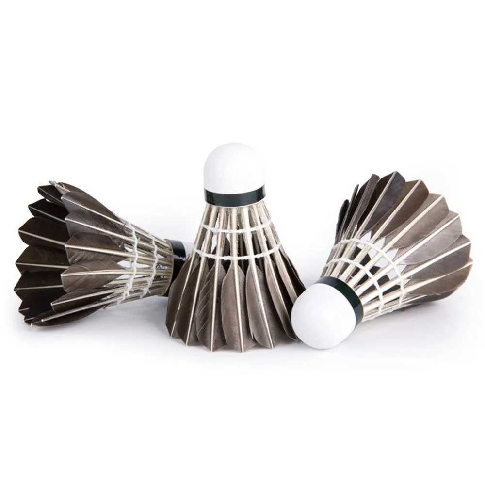 Professional Black Goose Feather Badminton Durable Badminton Shuttlecock Badminton Accessories Sports Entertainment Supplies Y240912