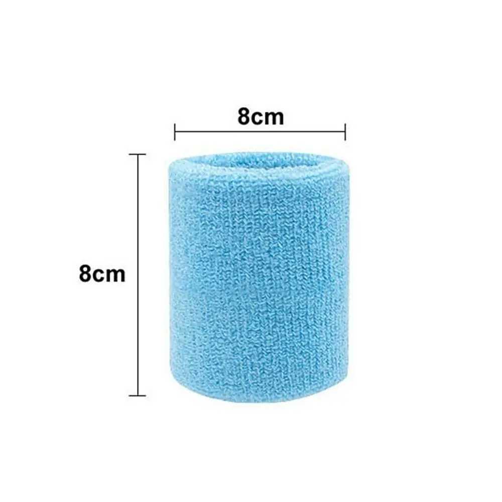 Wrist Support 1Pcs Guard Protector Strap Wrist Support Band Durable Sweat Towel Fitness Run Gym Sport Bracers 8x8cm Cotton Wristband z240913