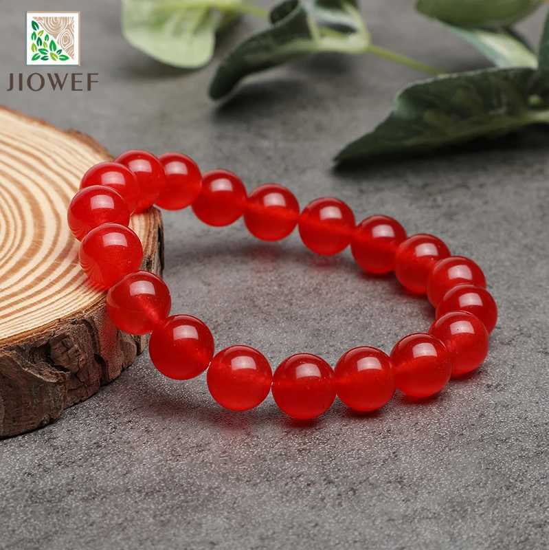 Natural stone redstone bead bracelet for Visuddhi chakra pressure relief spiritual yoga blue energy bracelet 6/8/10/12mm W240913