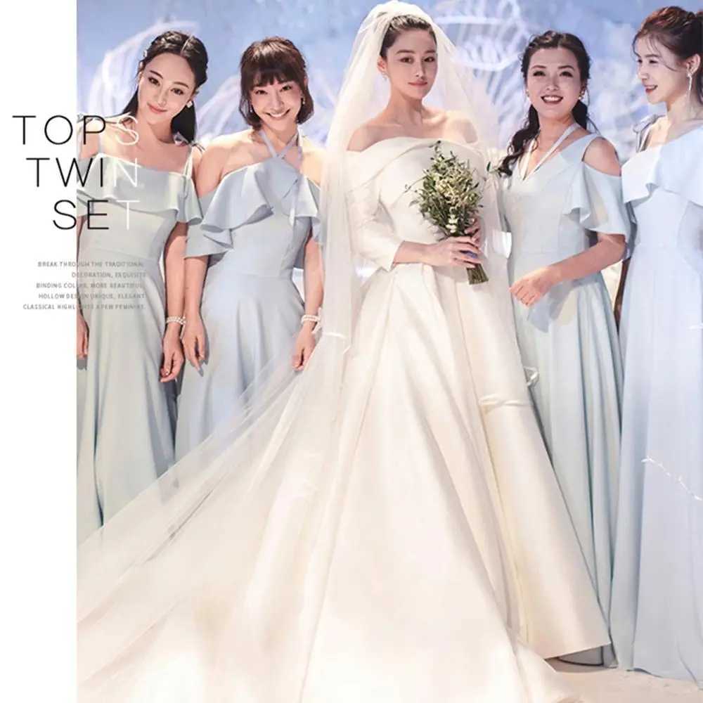 Ribbon Edge Wedding Veils Tulle Long Bridal Veil Two Layer Bridal Veil Long Bridal Party Veils Wedding AccessoriesX240913