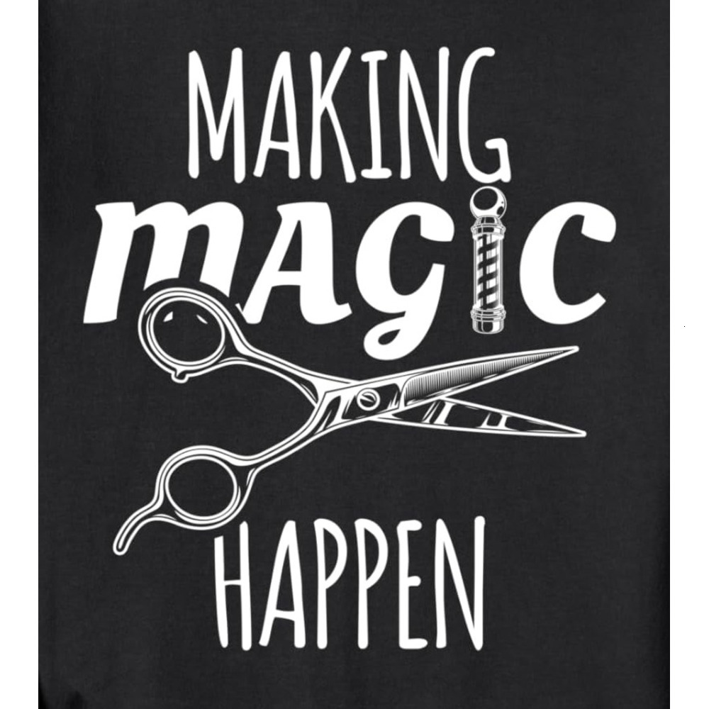 Long Sleeve Shirts for Men sweatshirt Making Magic Happen Barber Scissors Barbers Pole Sweatshirt Tee Streetwear Casual tops clothes