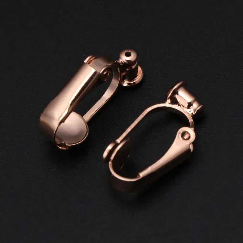 Earrings Adapter Ear Clips Converter For Non-pierced People Clip On Metal Component DIY Jewelry Making Tool FindingsX240913
