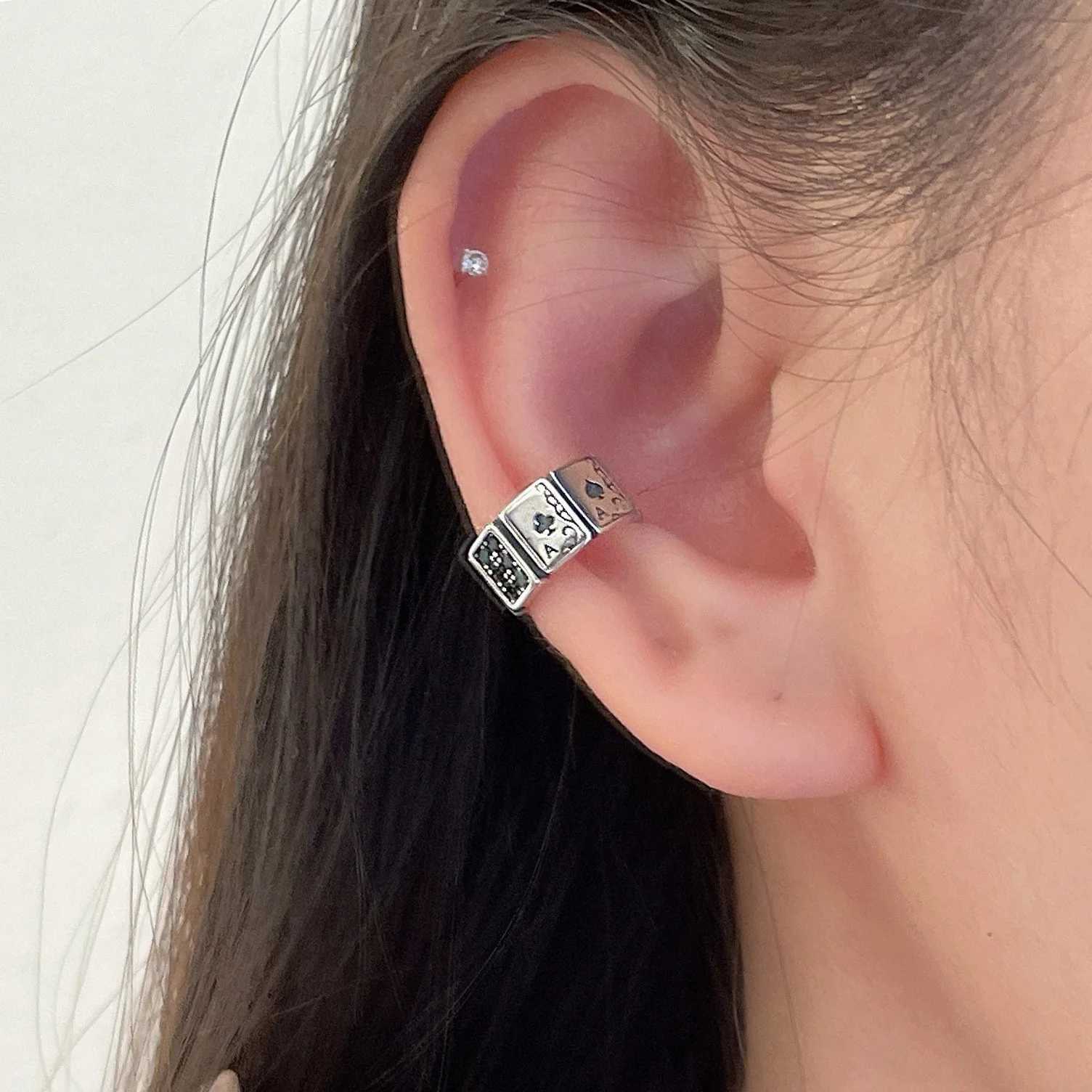 REETI 925 Sterling Silver Temperament Personality Fashion Earrings For Women Silver Earclip Jewelry Elegant GiftsX240913