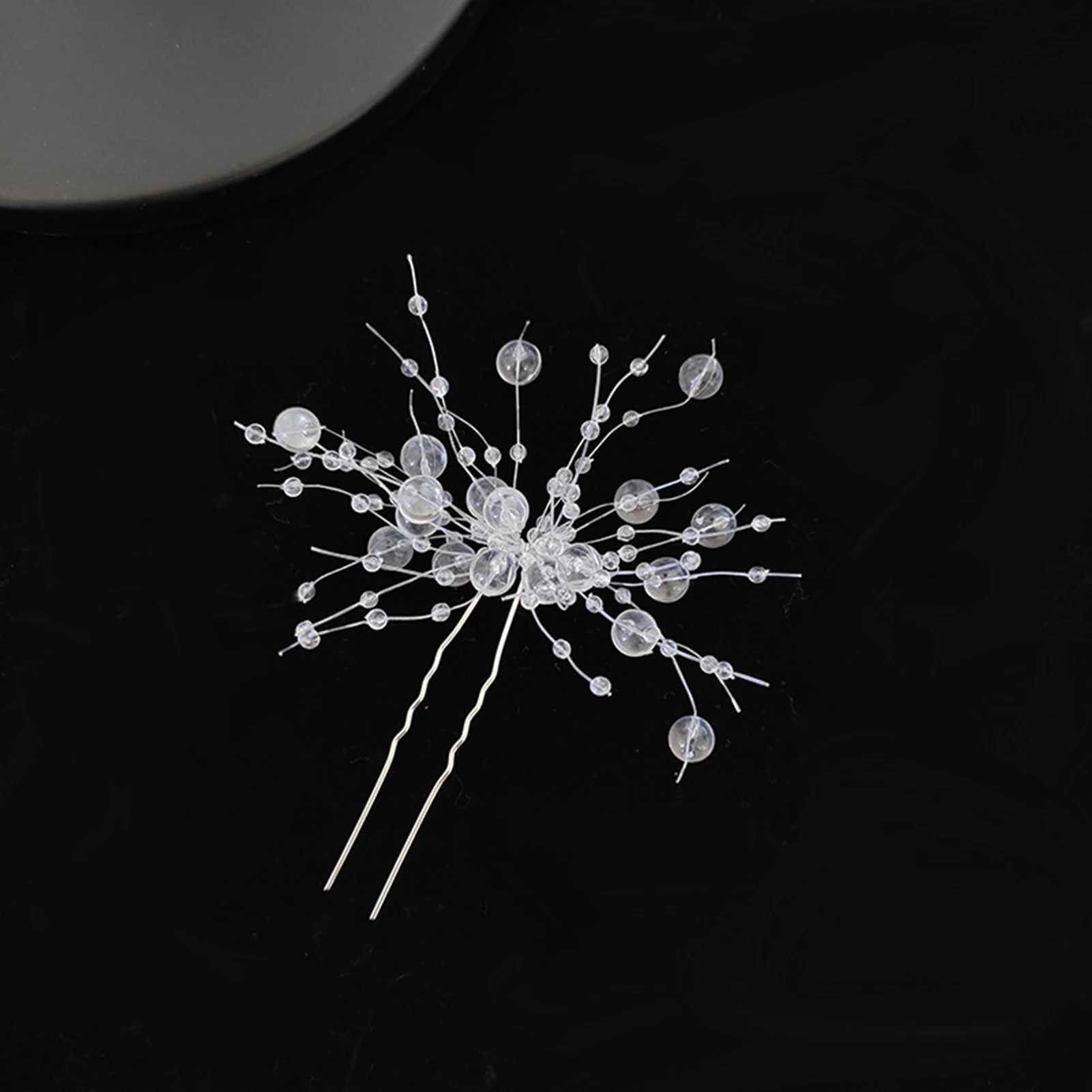 Fashion Crystal Wedding Hairpin Hair Accessories U-shaped Hairpins Bridal Hair Jewelry Rhinestone Women Hair Clips HeadpiecesX240913