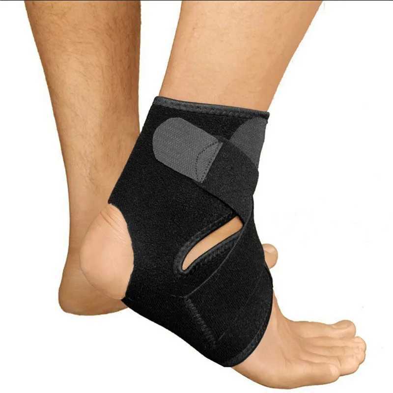 1Pc New Safety Ankle Support Gym Running Protection Black Foot Bandage Elastic Ankle Brace Band Guard Sport Tobilleras Deportiva Y240913