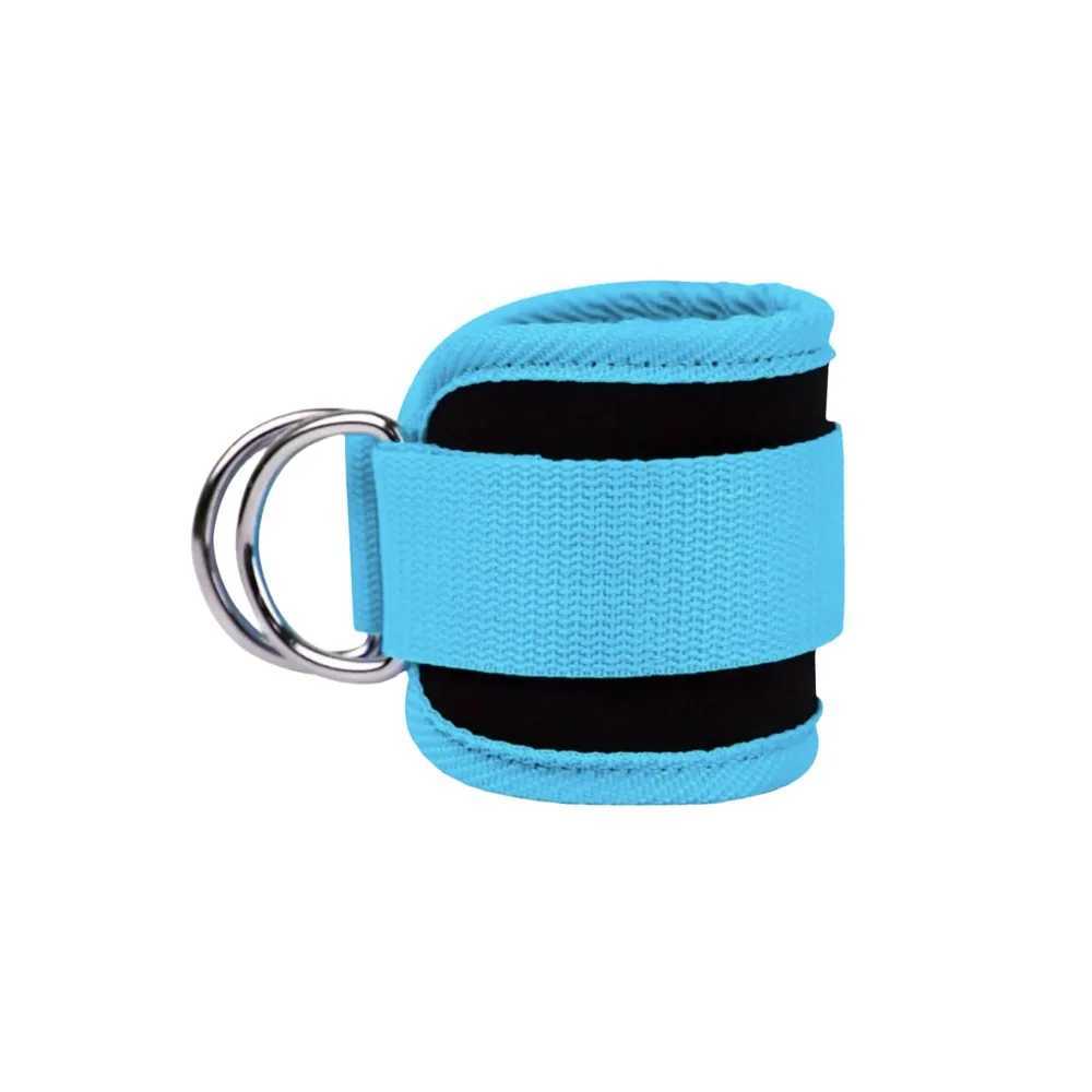 Fitness Ankle Straps Adjustable D-Ring Support Cuffs Gym Leg Strength Workouts Pulley With Buckle Sports Guard Safety Abductors Y240914