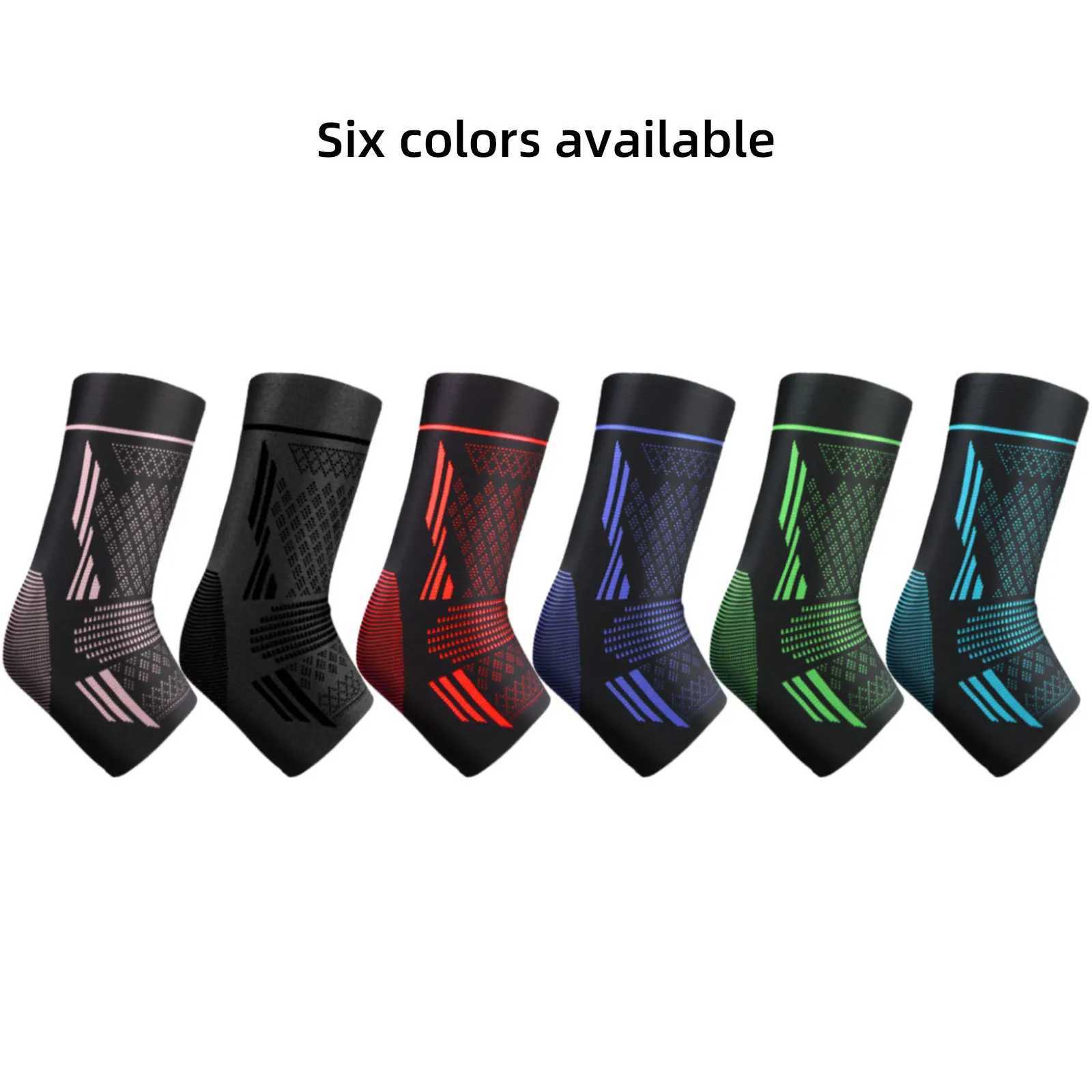 1pc Ankle Support Elastic Knitted Nylon Breathable Compression Ankle Brace Straps Football Basketball Ankle Guard Foot Protector Y240913
