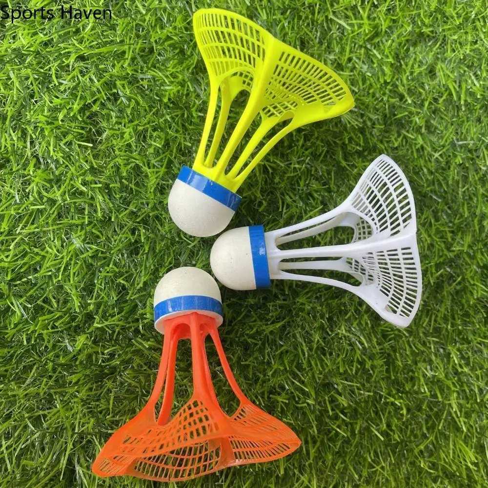 3Pcs/Pack Durable Colorful Luminous Shuttlecock Nylon Shuttlecock Ball Badminton Accessories Y240912