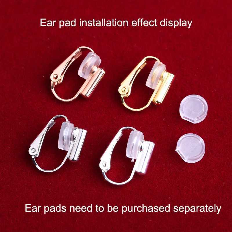 UNNAIER Clip On Earrings For WomenEarring Findings For Diy Jewelry Making Accessories MaterialsEar Stud Conversion Ear ClipX240913