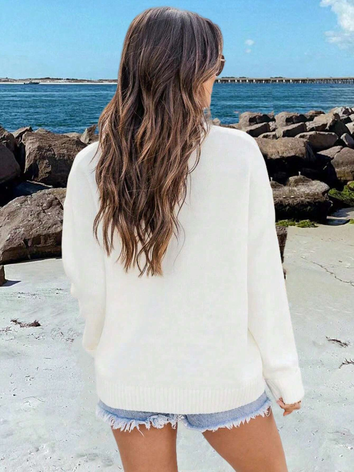 Women's : Winter Vintage American Knit Urious Pullover Sweaters B3